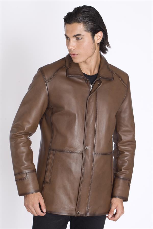 Uzun Gerçek Deri Kaban