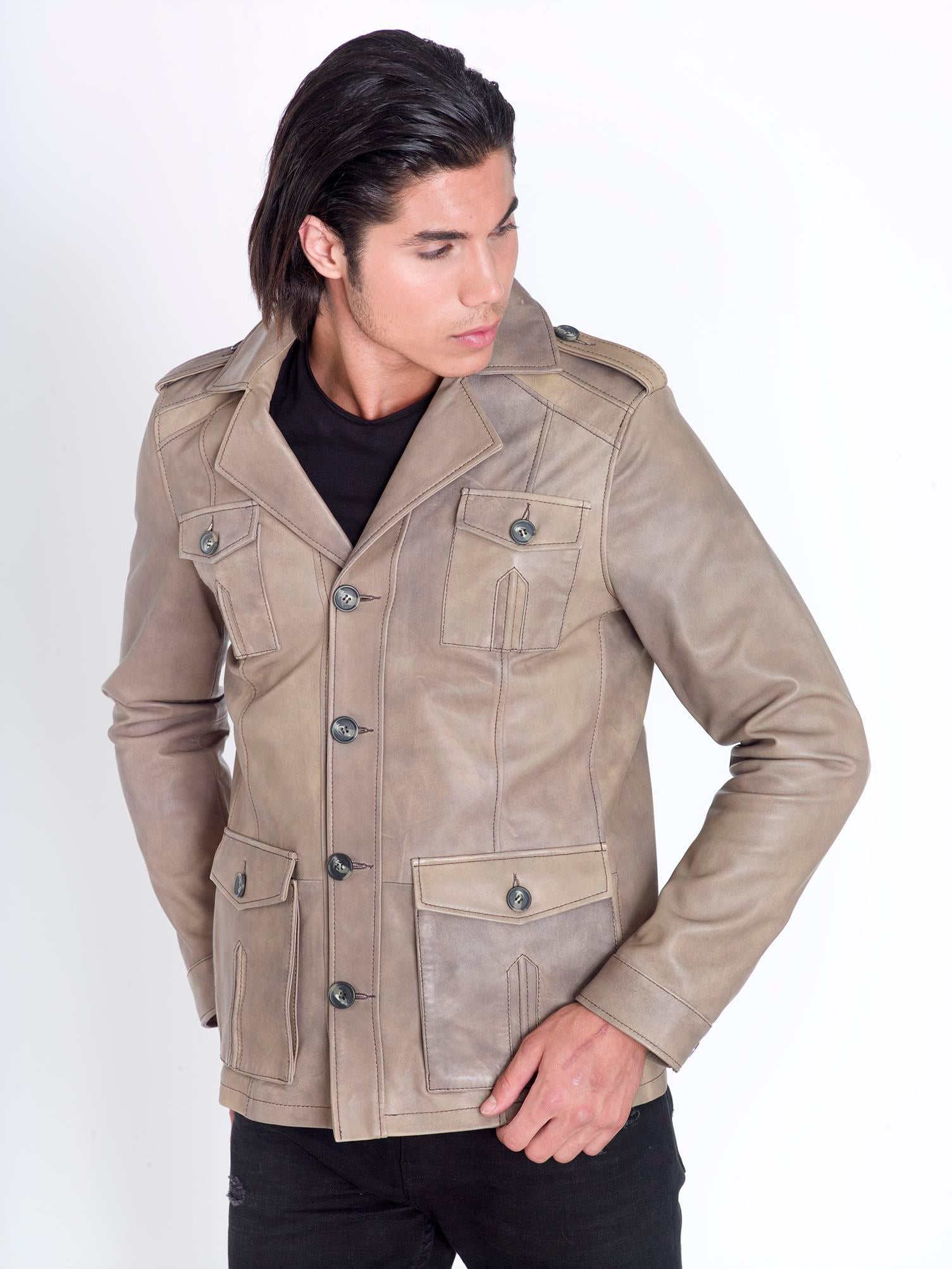 Eskitme Orijinal Deri Ceket