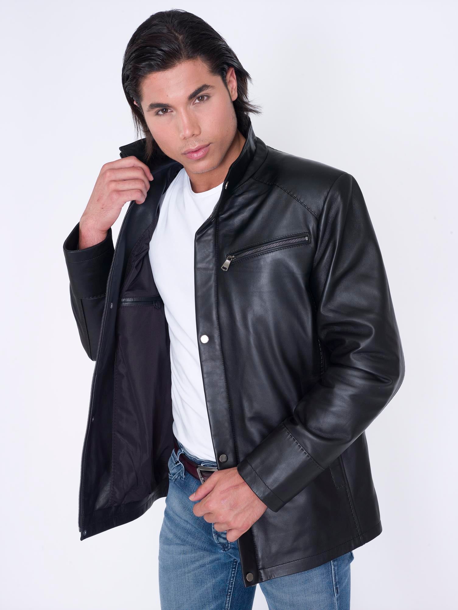 Siyah Gerçek Deri Kaban