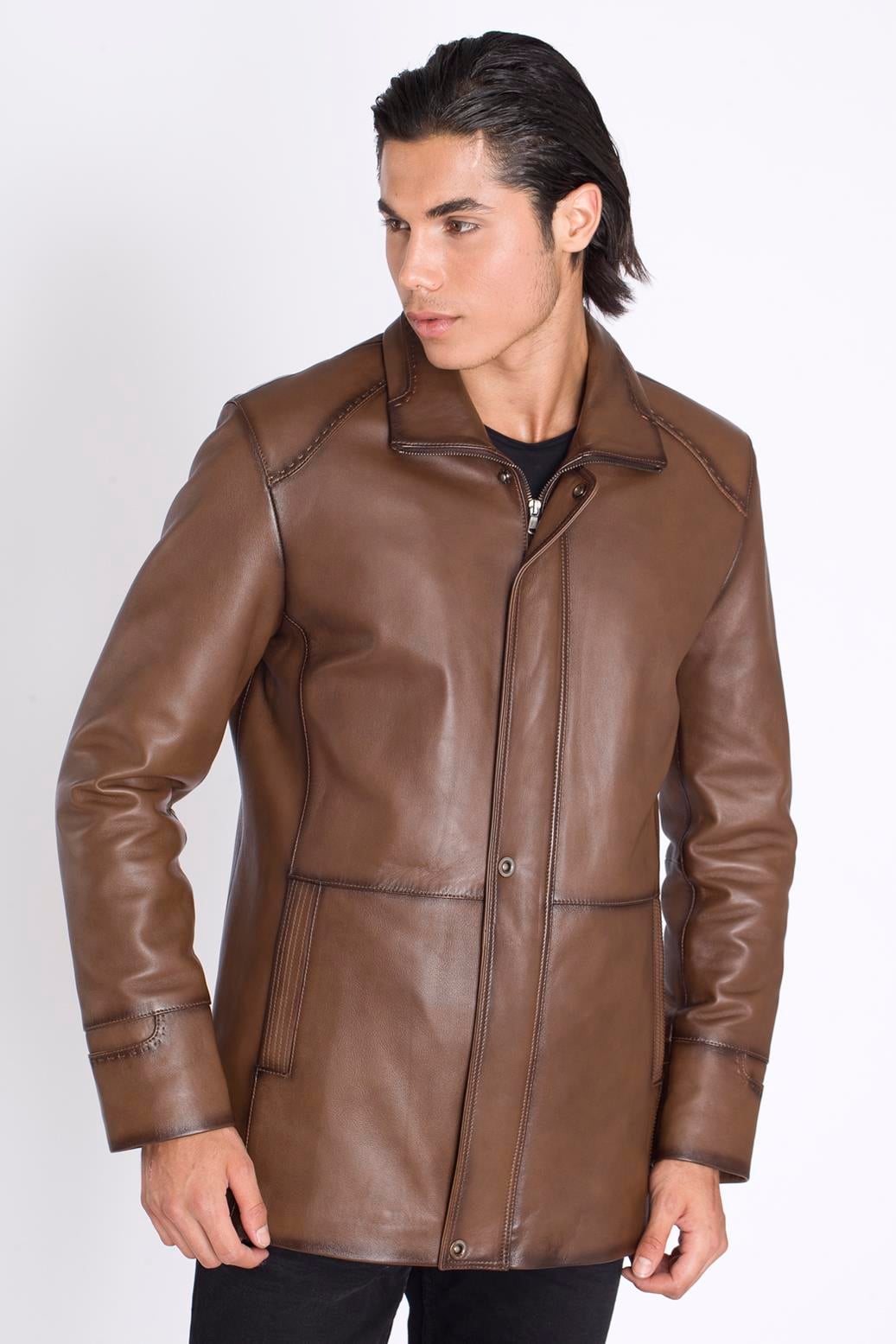 Uzun Gerçek Deri Kaban