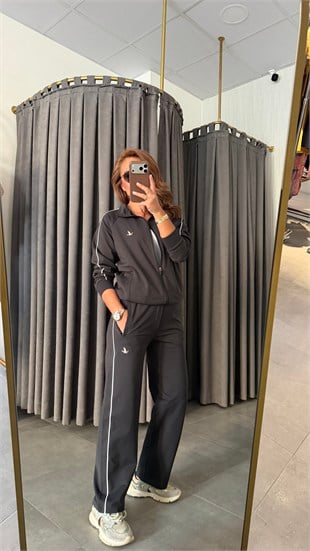 bymn model unısex antrasit takım