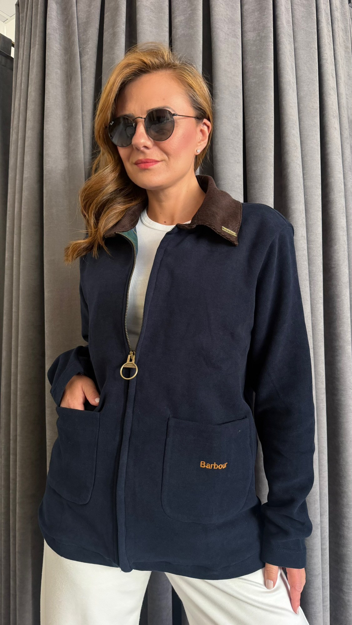 brbr model unısex lacivert polar mont