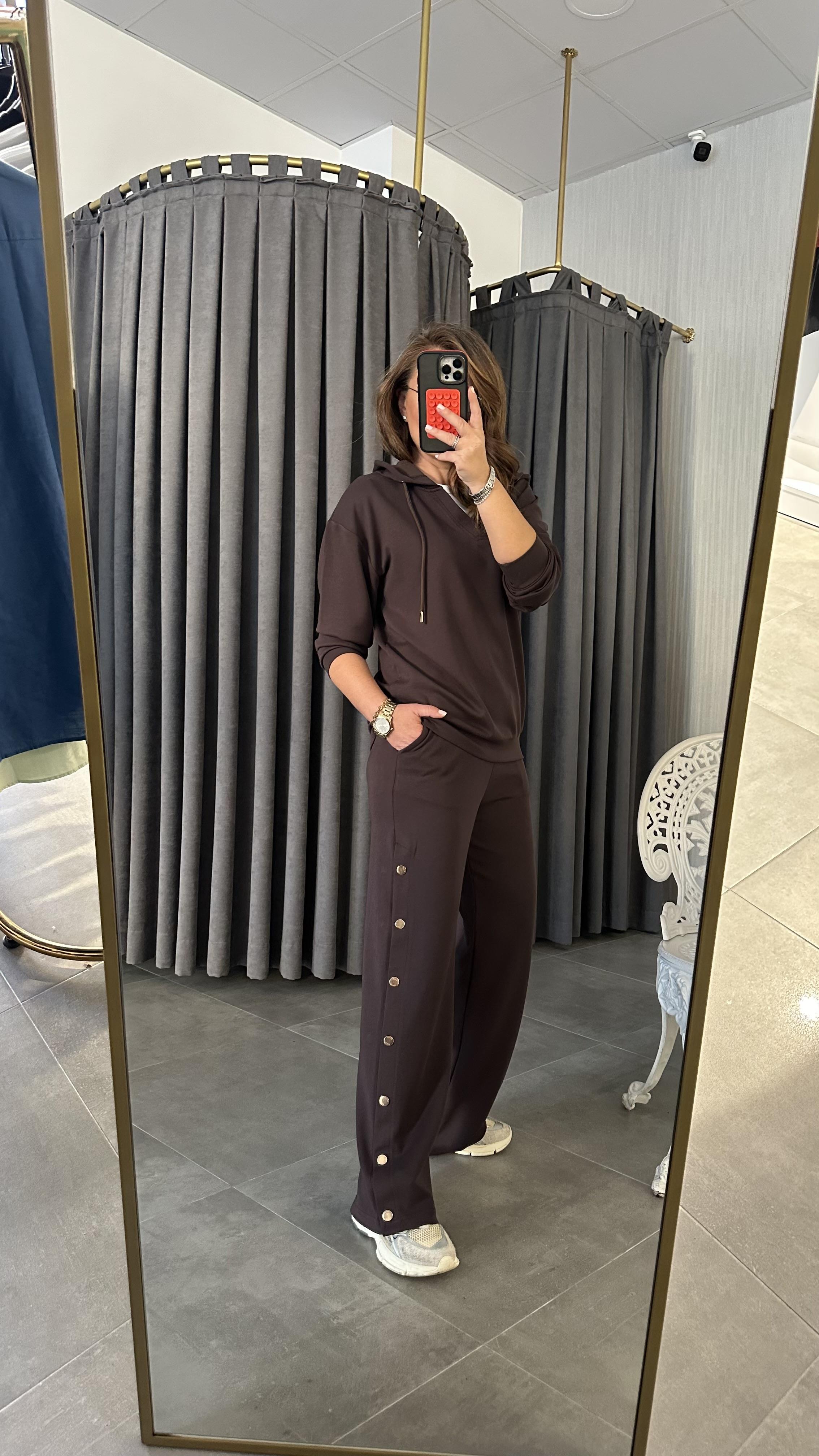 bymn model çıtçıt kahve takım