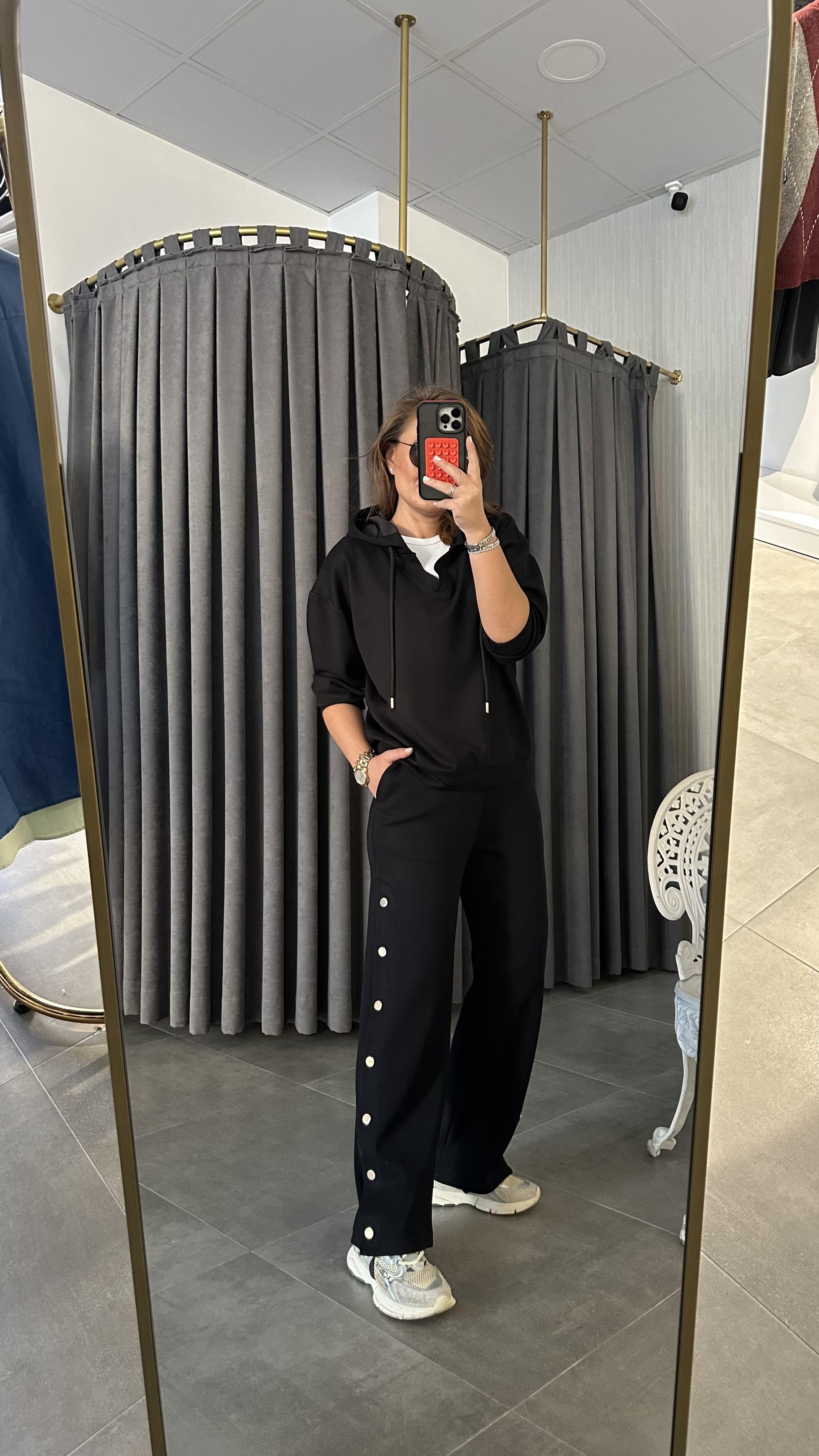 bymn model çıtçıt siyah takım