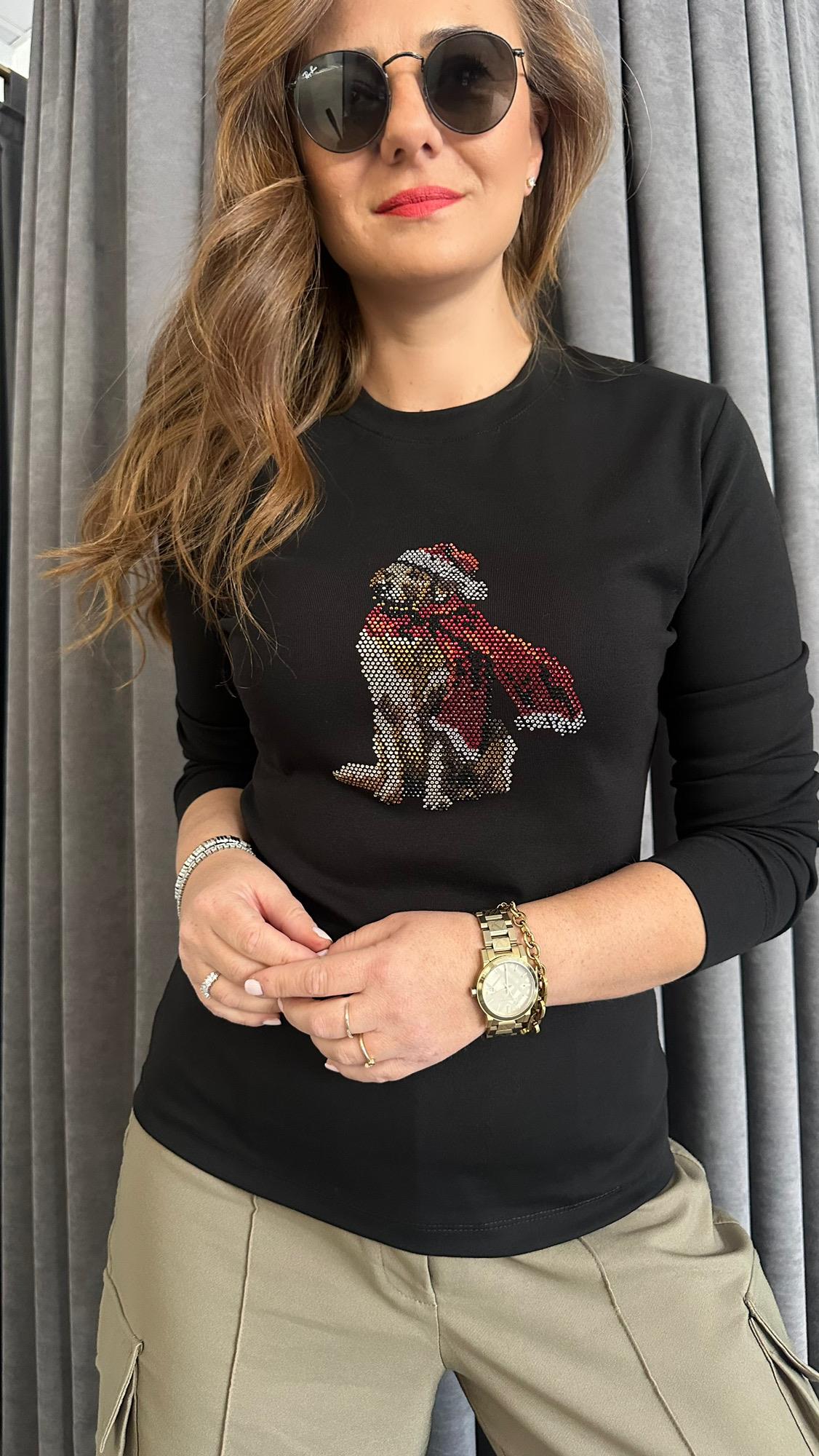 Figür taş siyah tshirt