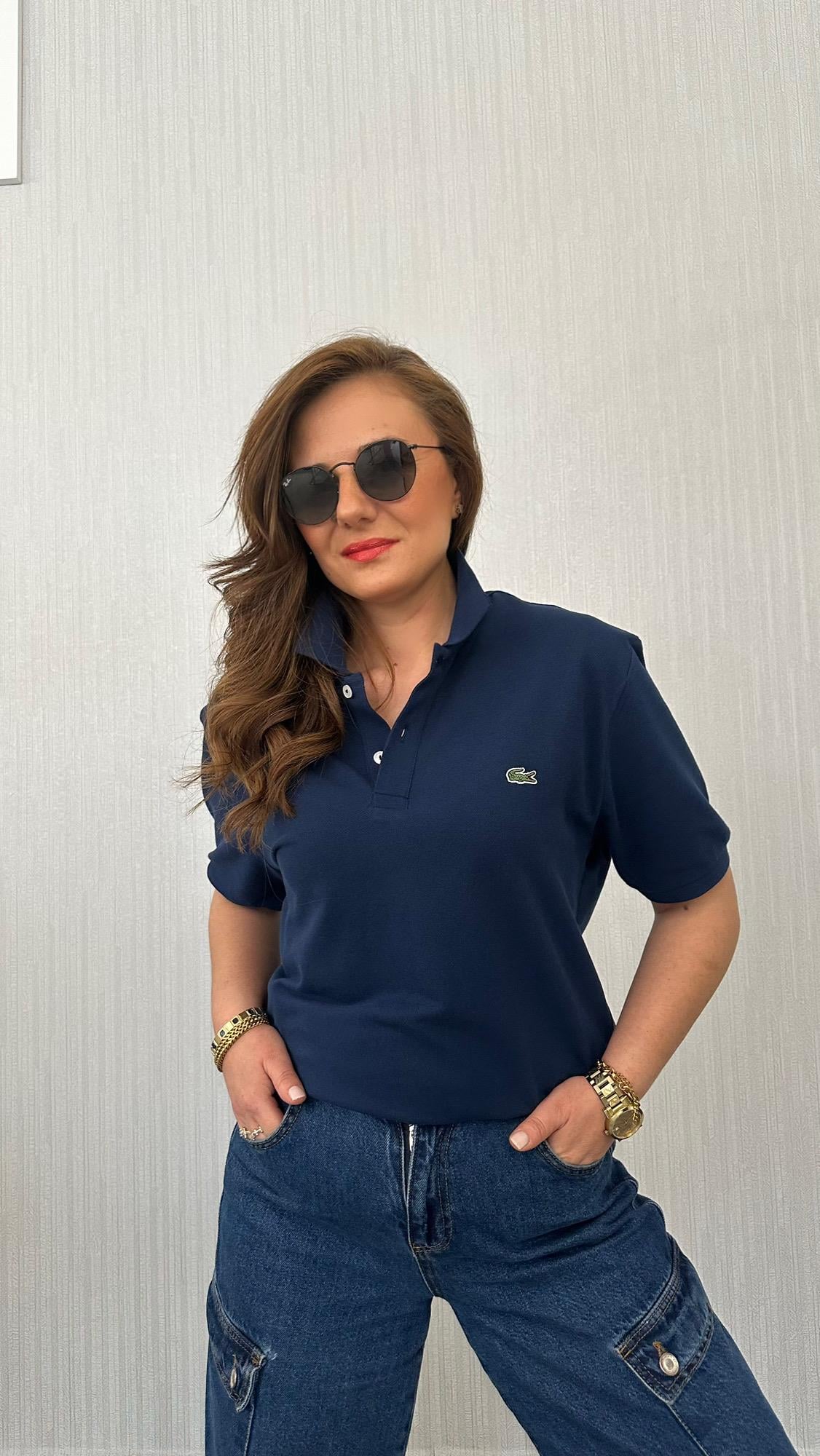 lcst polo yaka lacivert tshirt