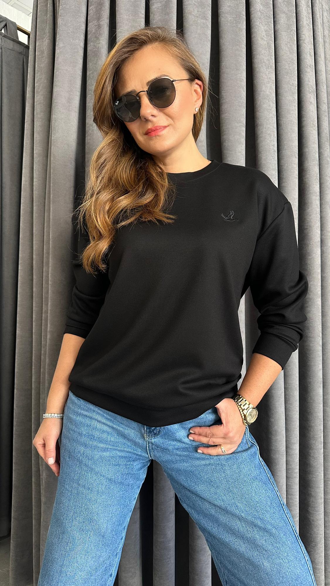 logo bymn kadın sweat