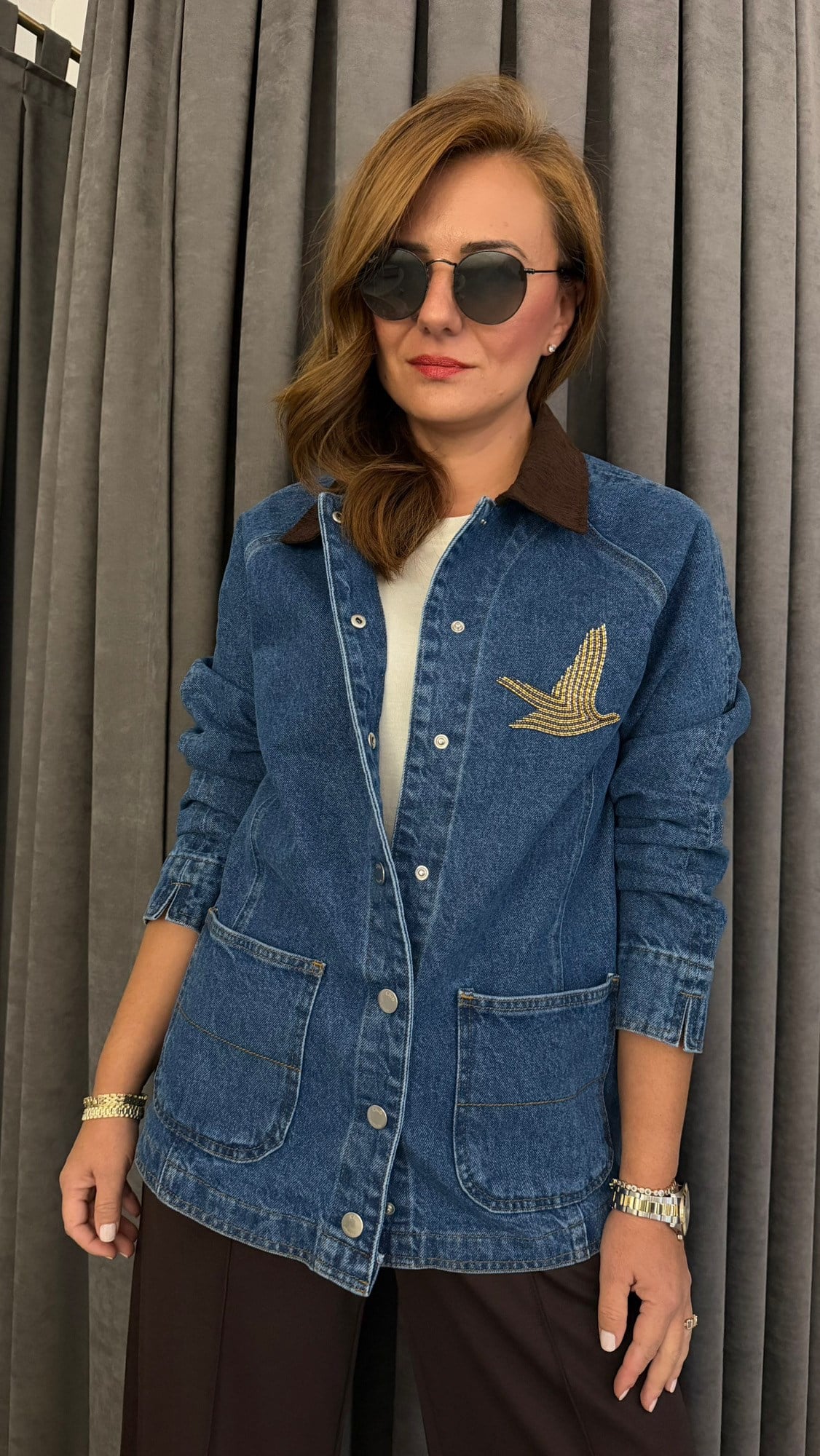 Marka model yeni jean ceket