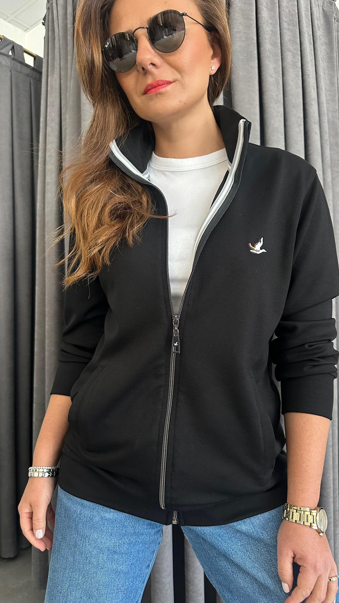 modal bymn unısex siyah sweat