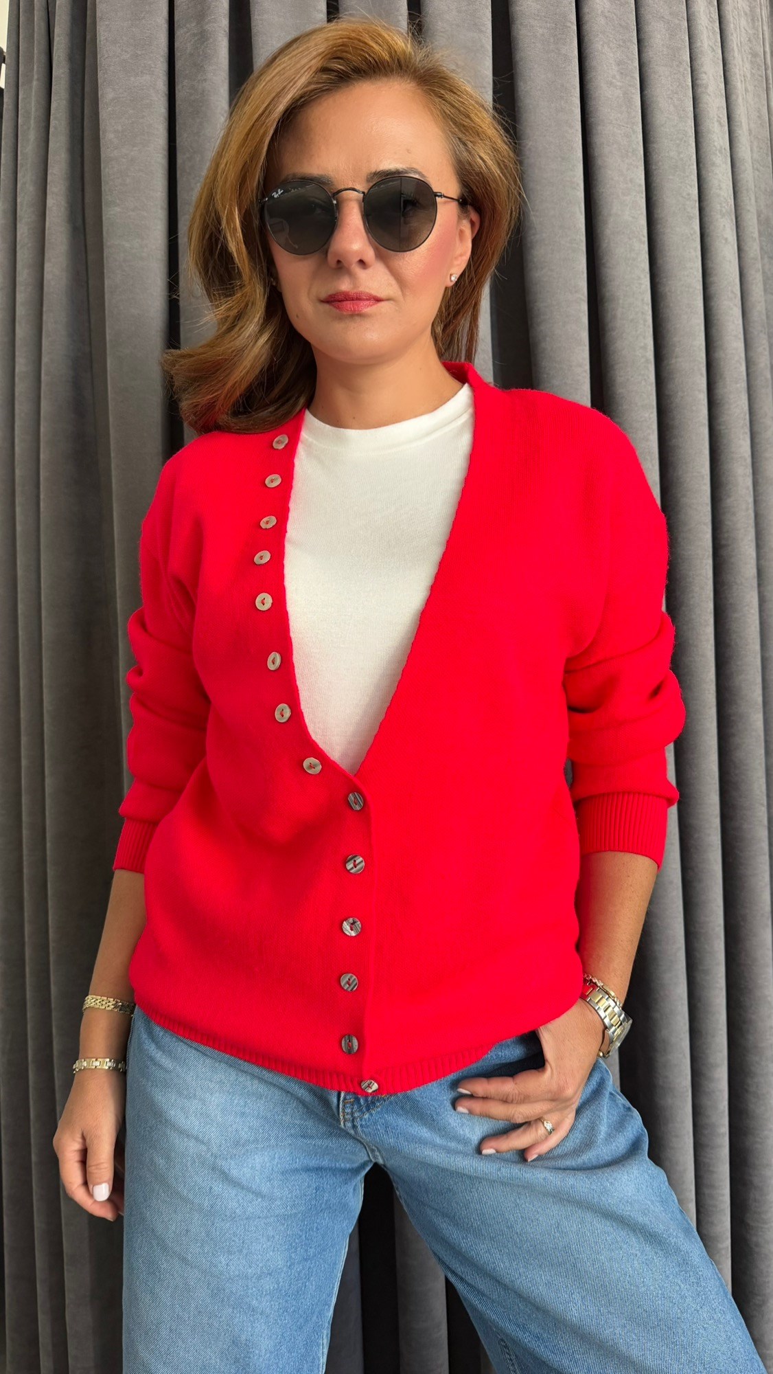 nar çiçeği hırka