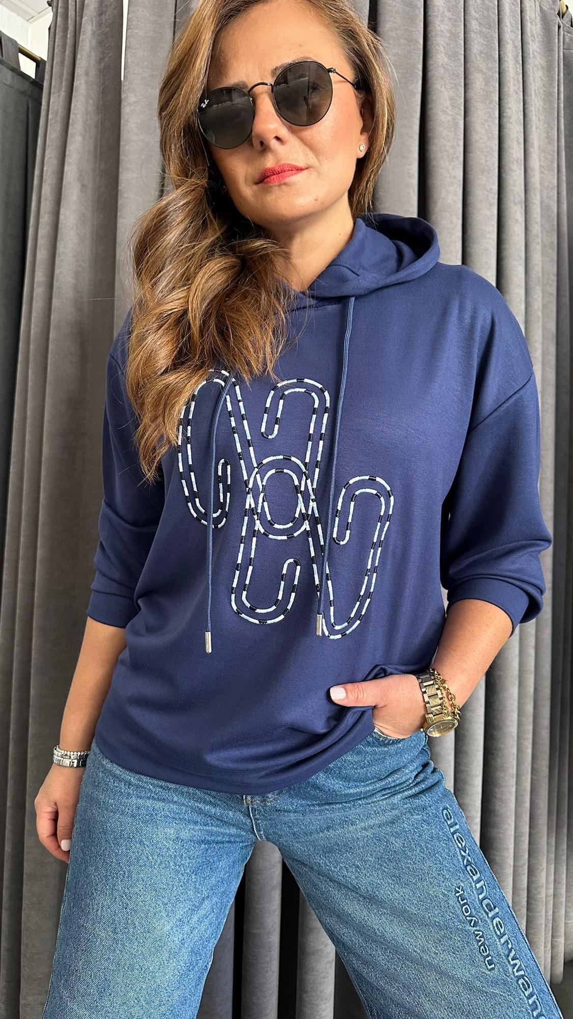 ntwrk model lacivert sweat