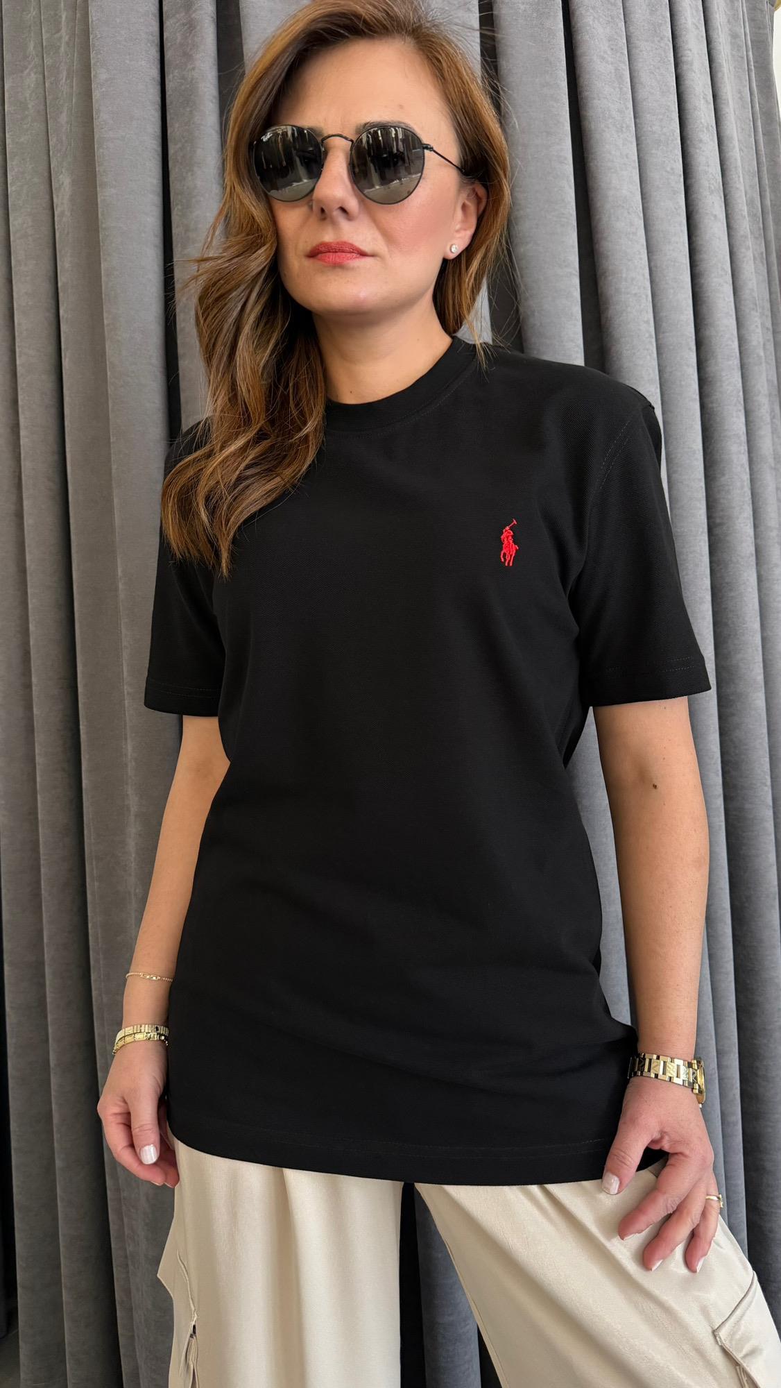 pike unısex siyah tshirt