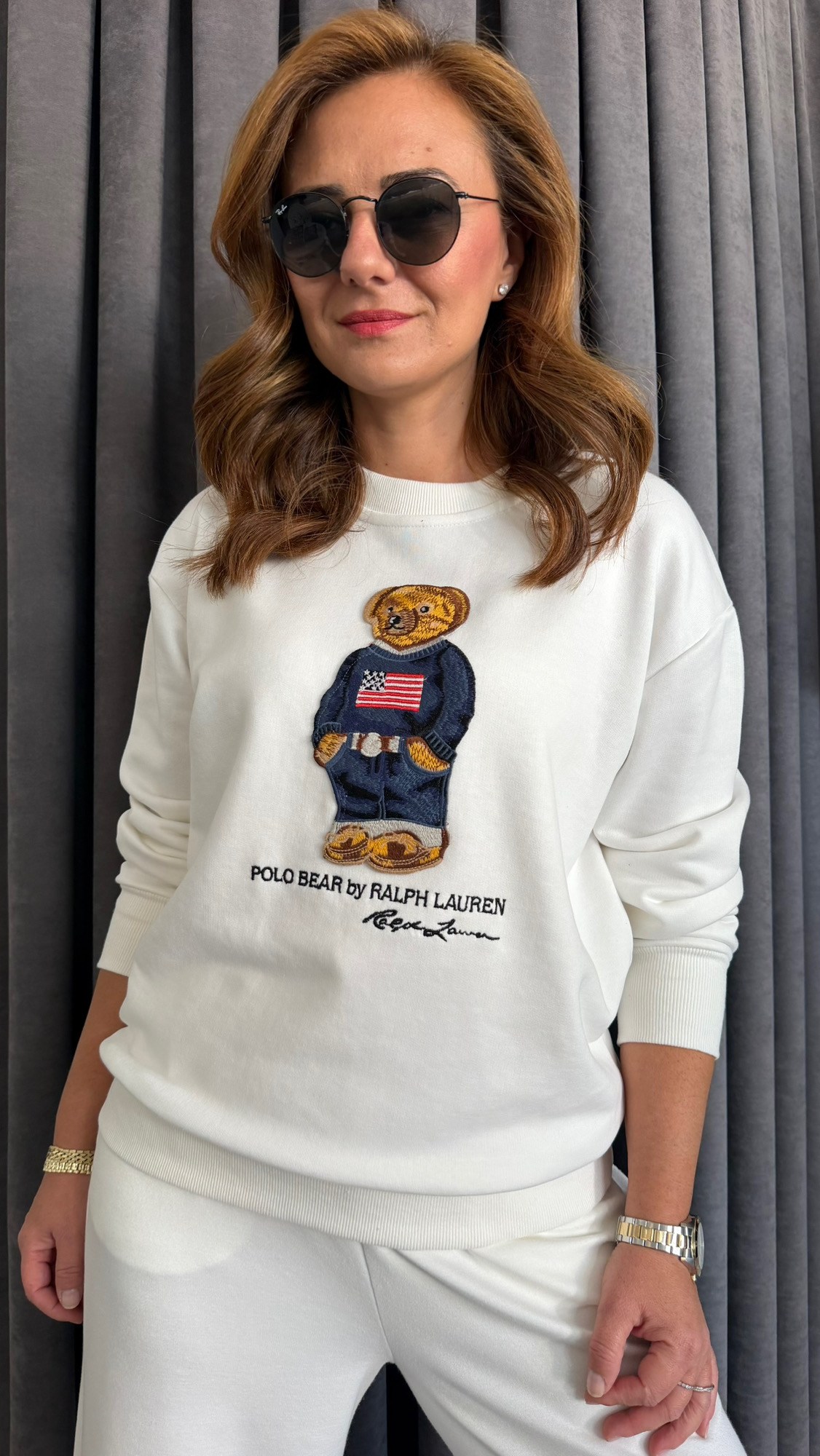 rl ayıcık ekru sweat