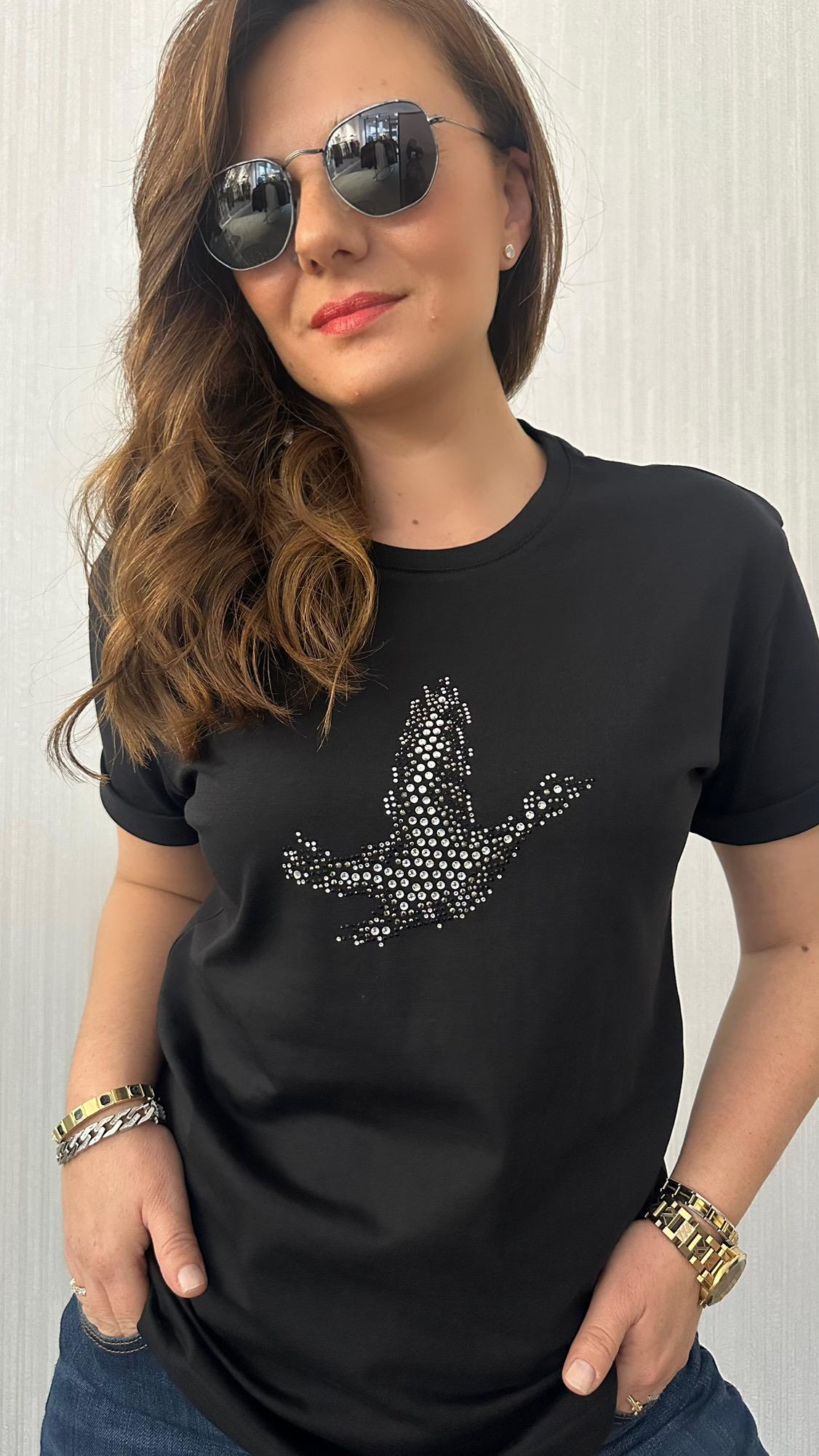 serpme taş siyah tshirt