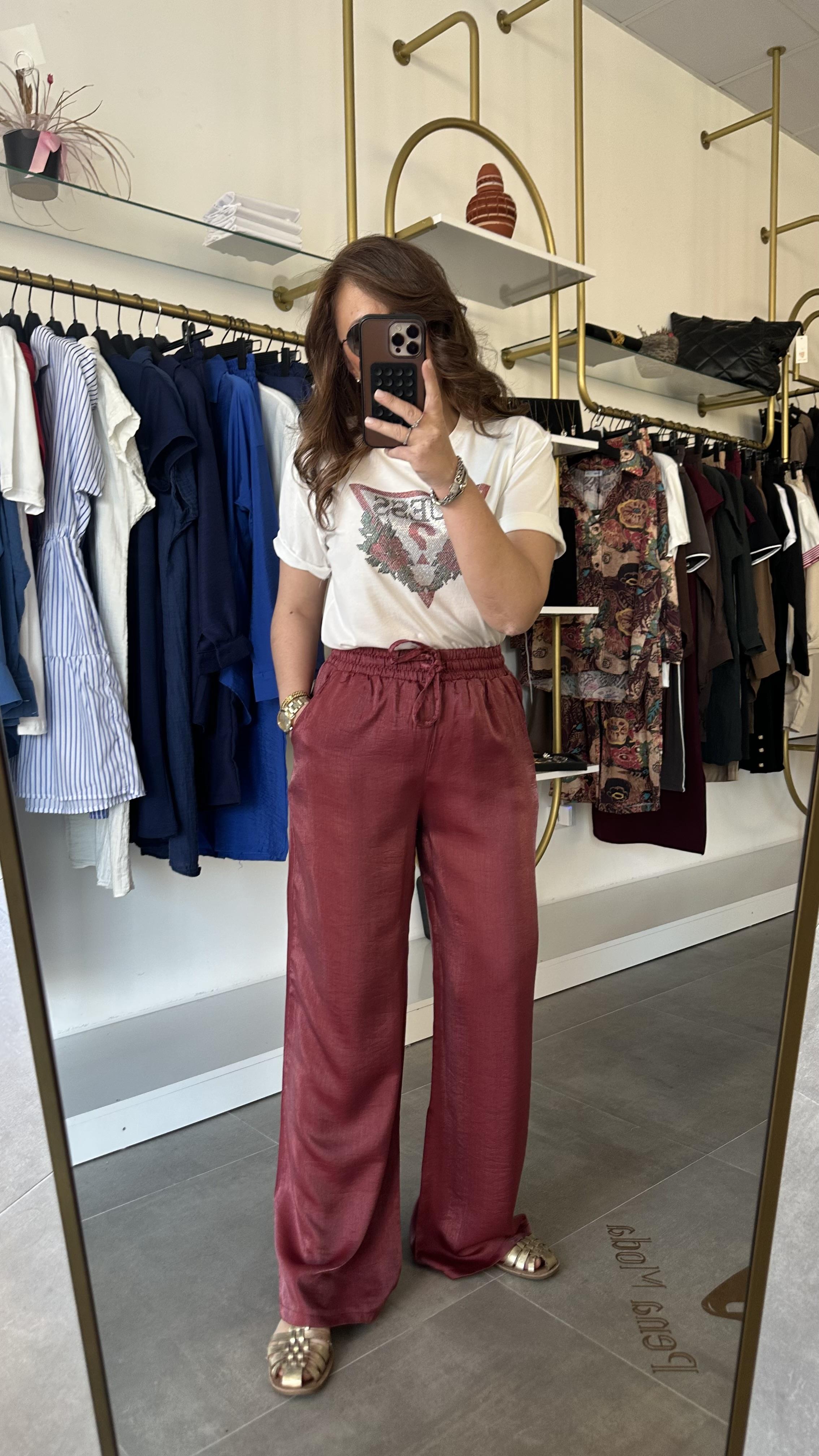 simli bordo pantolon