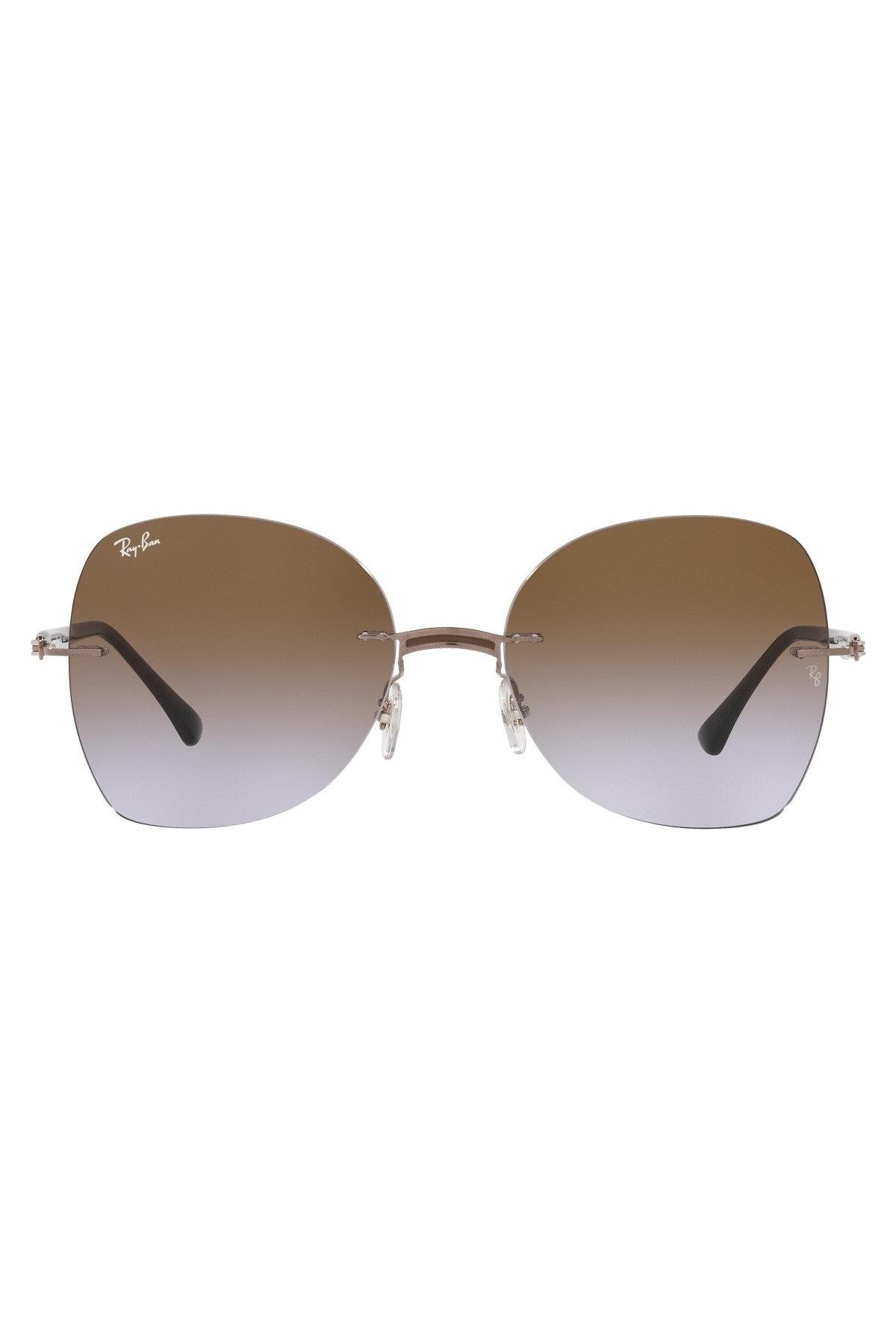 RAY-BAN TİTANYUM KADIN GÜNEŞ GÖZLÜĞÜ RB 8066 155/68 58