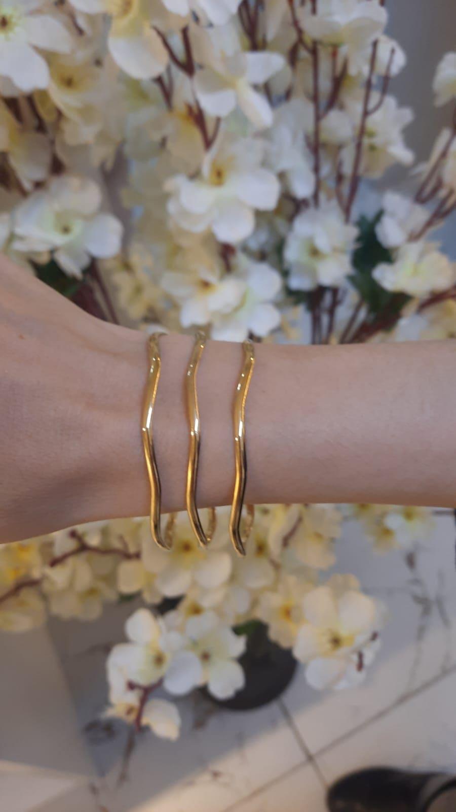 3'LÜ AJDA DALGALI BİLEZİK