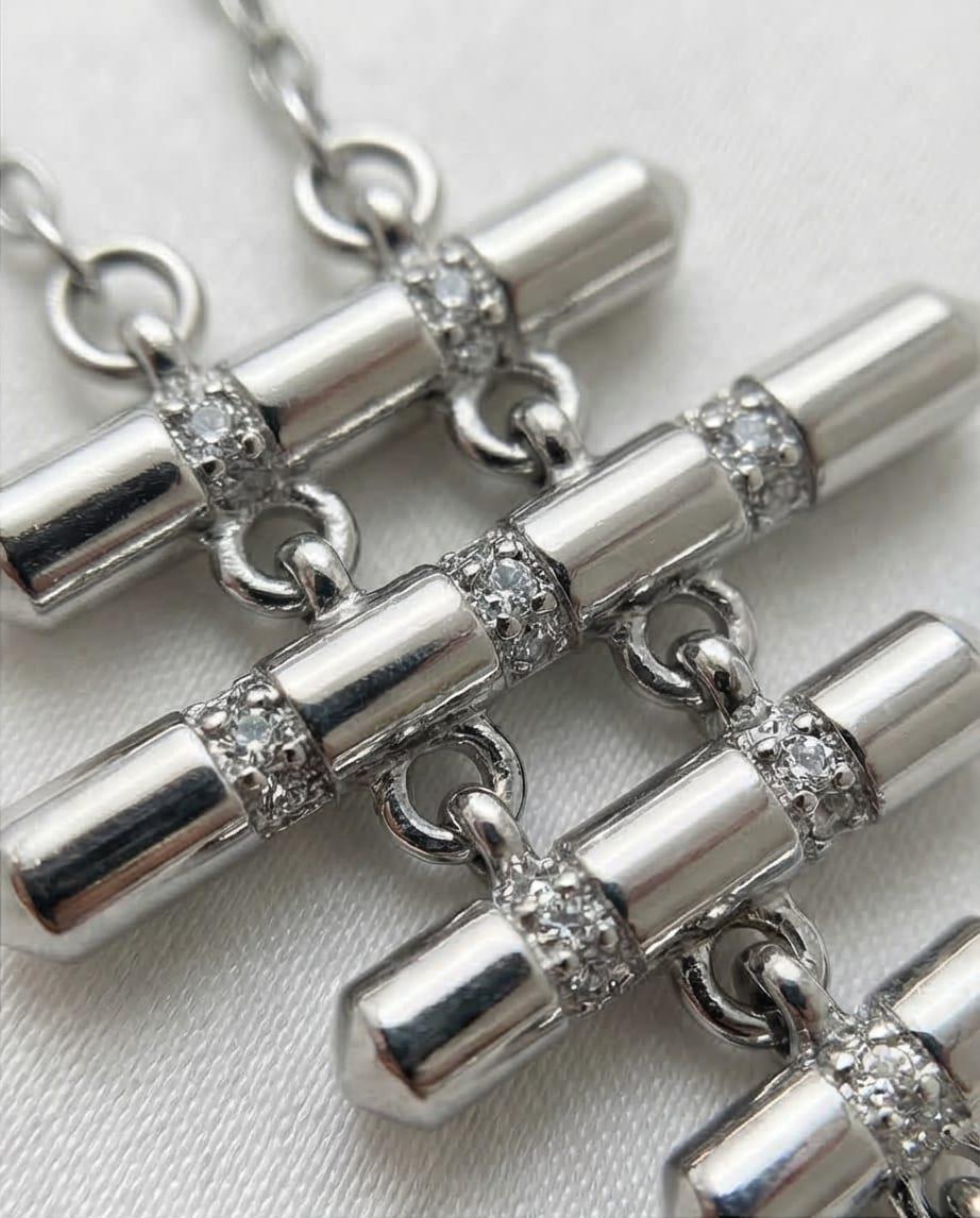 Basamak Kolye Silver