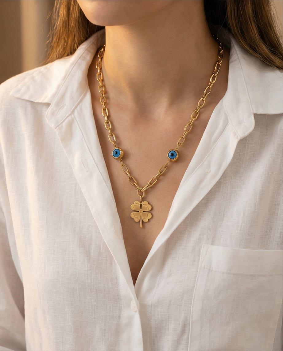 NAZAR BONCUKLU YONCA KOLYE