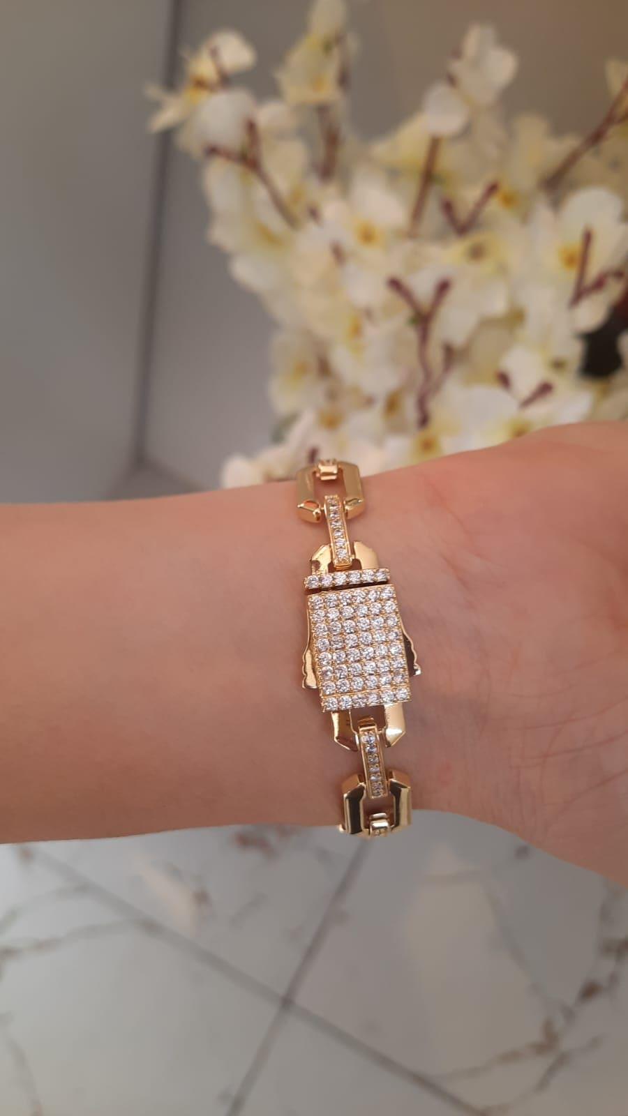 SIRALI DİKDÖRTGEN BİLEKLİK