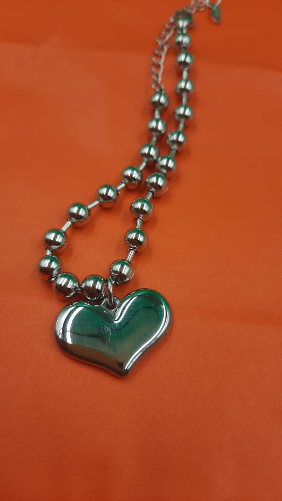 TOPLU KALP BİLEKLİK SİLVER