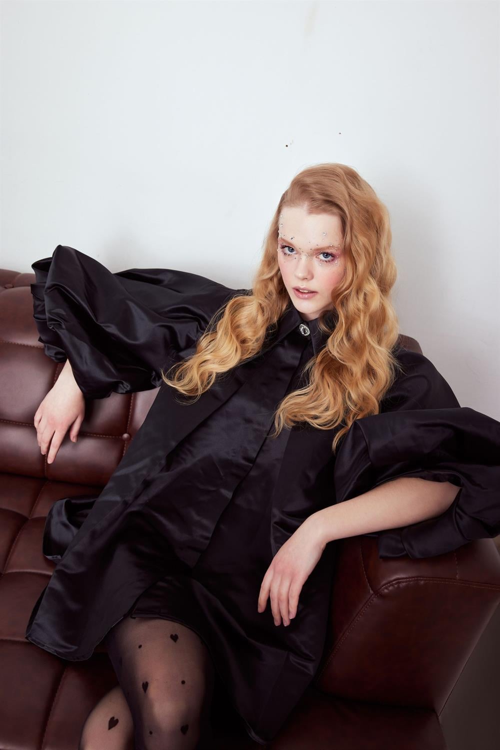  Rosalie Satİn Dress Black