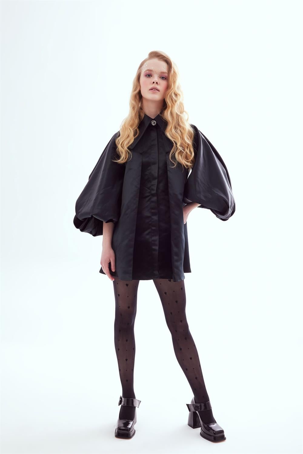  Rosalie Satİn Dress Black