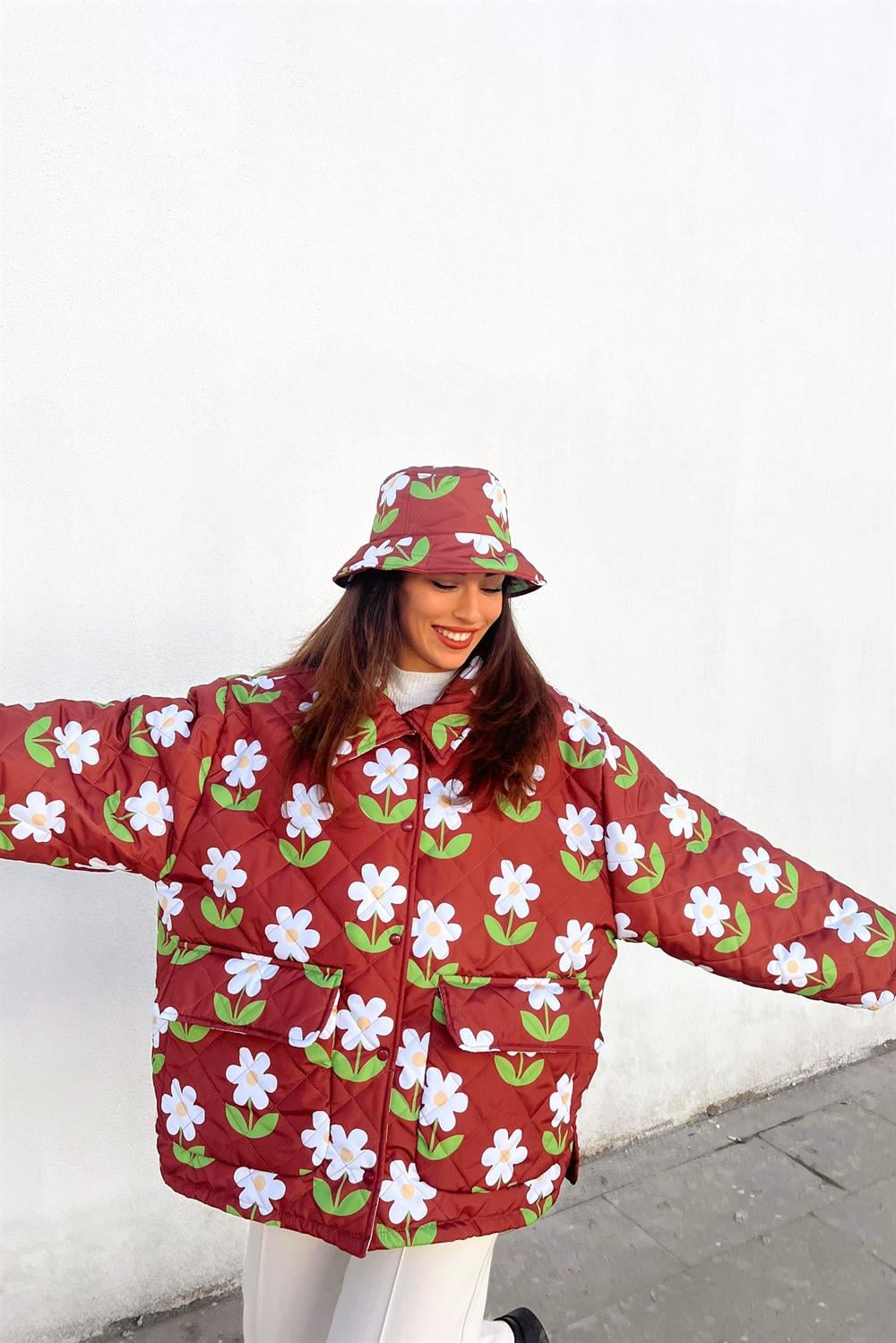 Daisy Dream Puff Bucket Hat