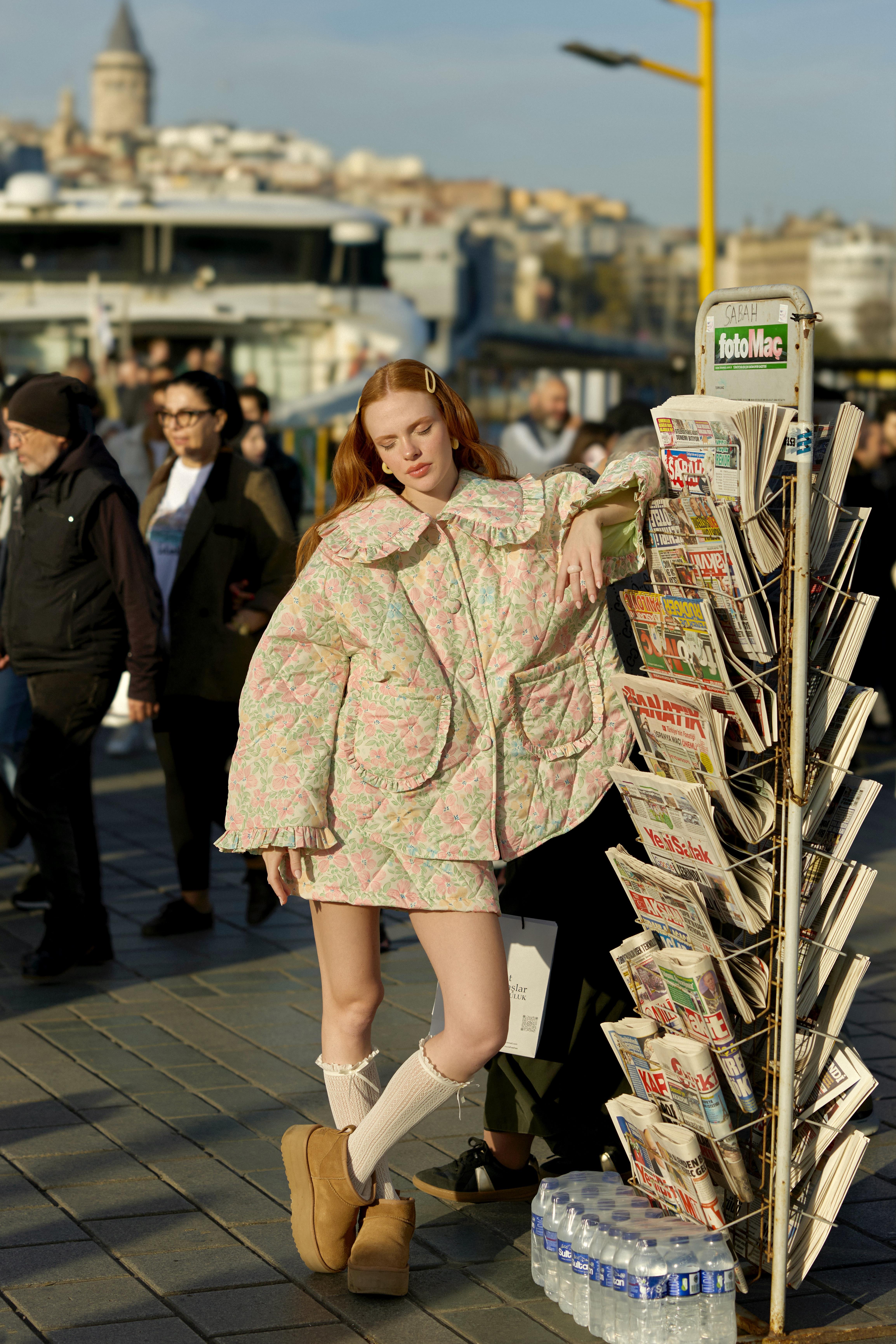 Flower Market Puff Ceket