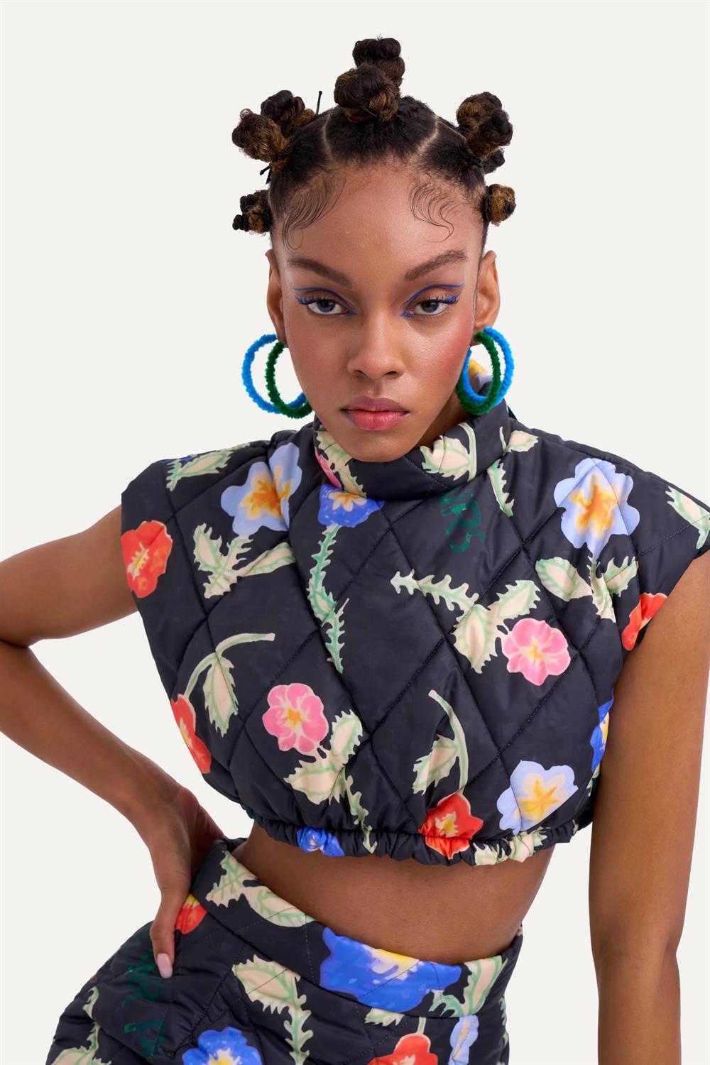 Flower Powers Puff Top