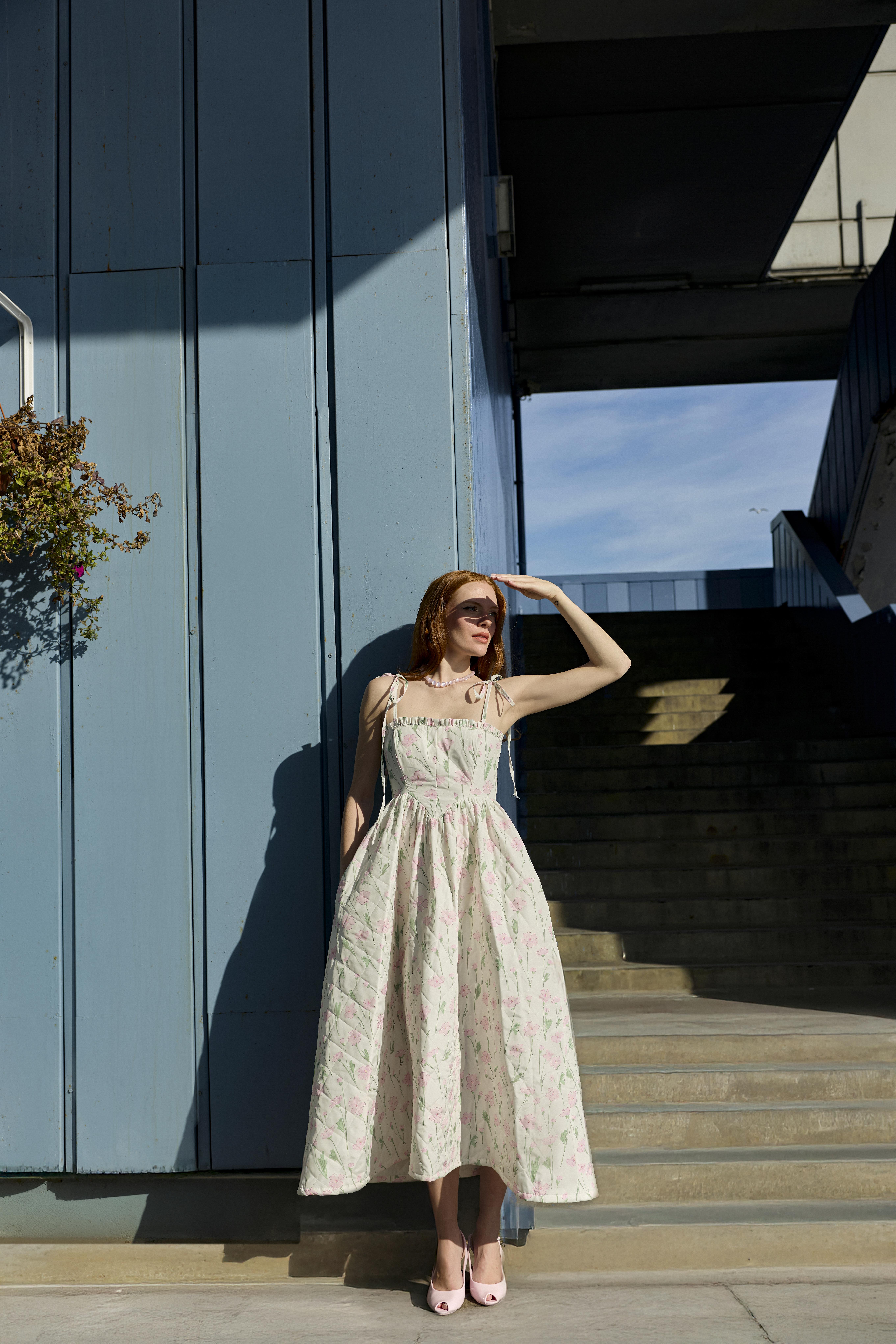 Pink Meadow Breeze Corset Dress