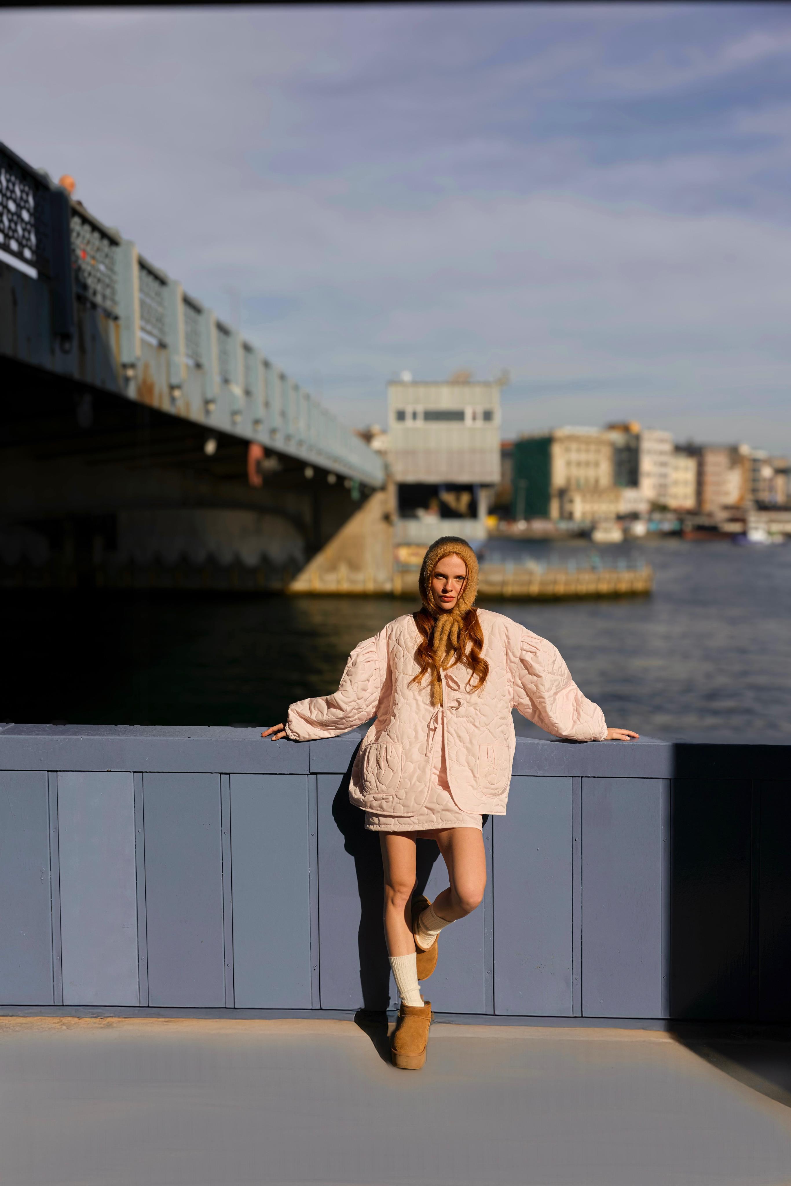 Rose Blush Mini Puff Skirt