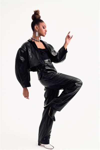  Black Moon Suni Deri Pantolon