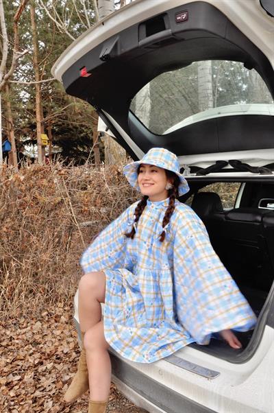 Daisy Field Puff Elbise