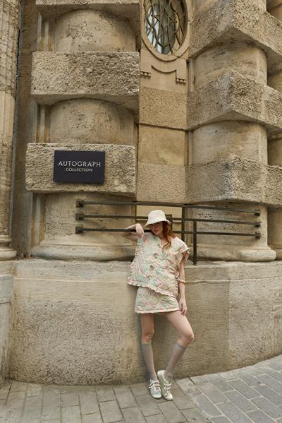 Flower Market Puff Yelek