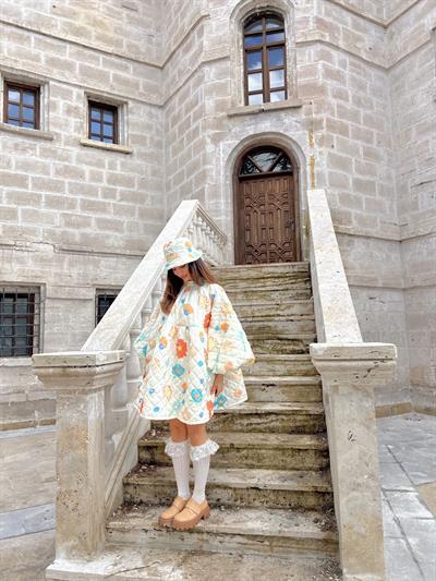 Flower Salad Puff Elbise