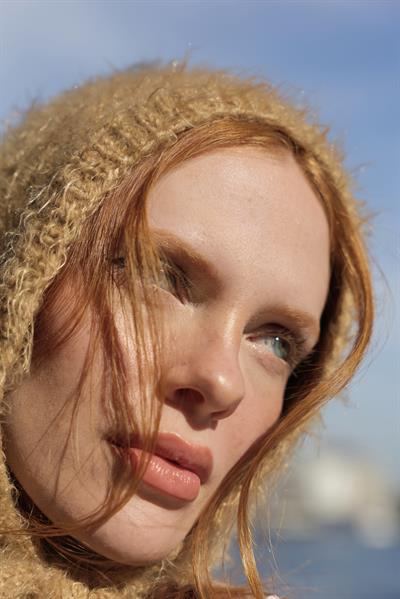 Golden Field Hand Knitted Balaclava