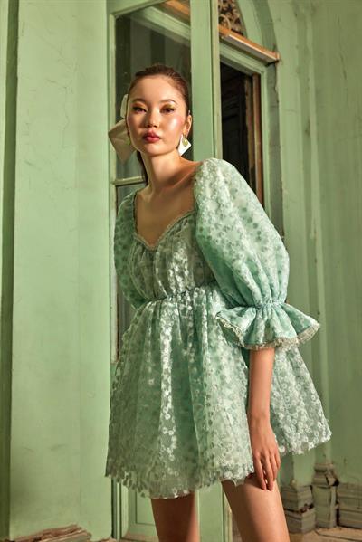 Mint Soup Nakışlı Elbise