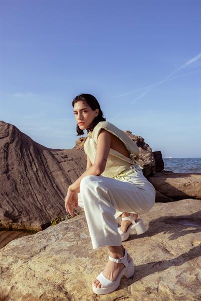 Olwen Keten Yandan Bağlamalı Bluz