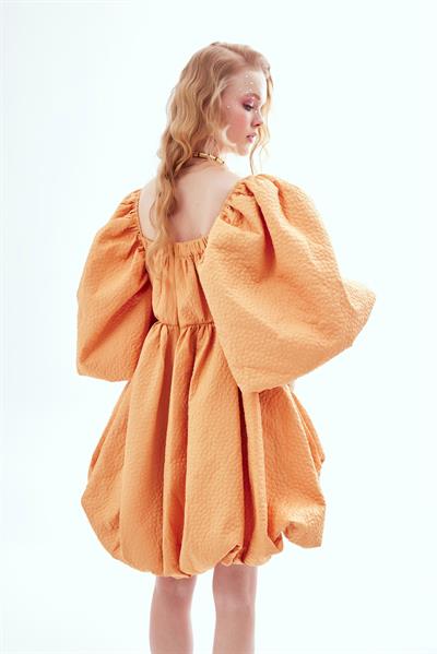 Sunflower Balon Elbise Turuncu