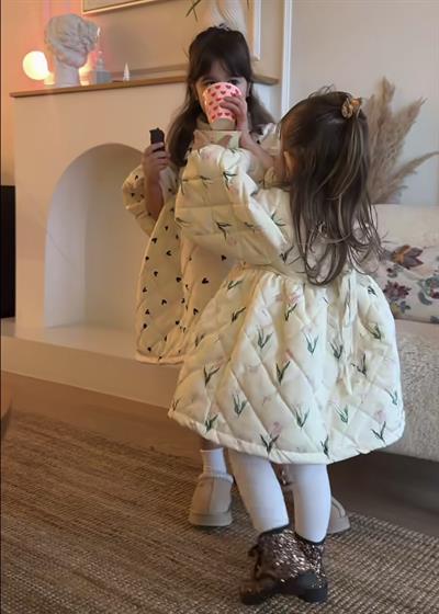 Tulip Jam Puff Elbise Çocuk