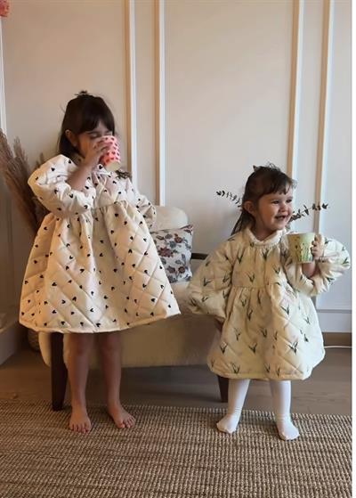 Tulip Jam Puff Elbise Çocuk