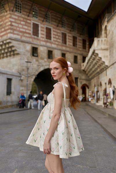 Tulip Jam Mini Puff Dress 