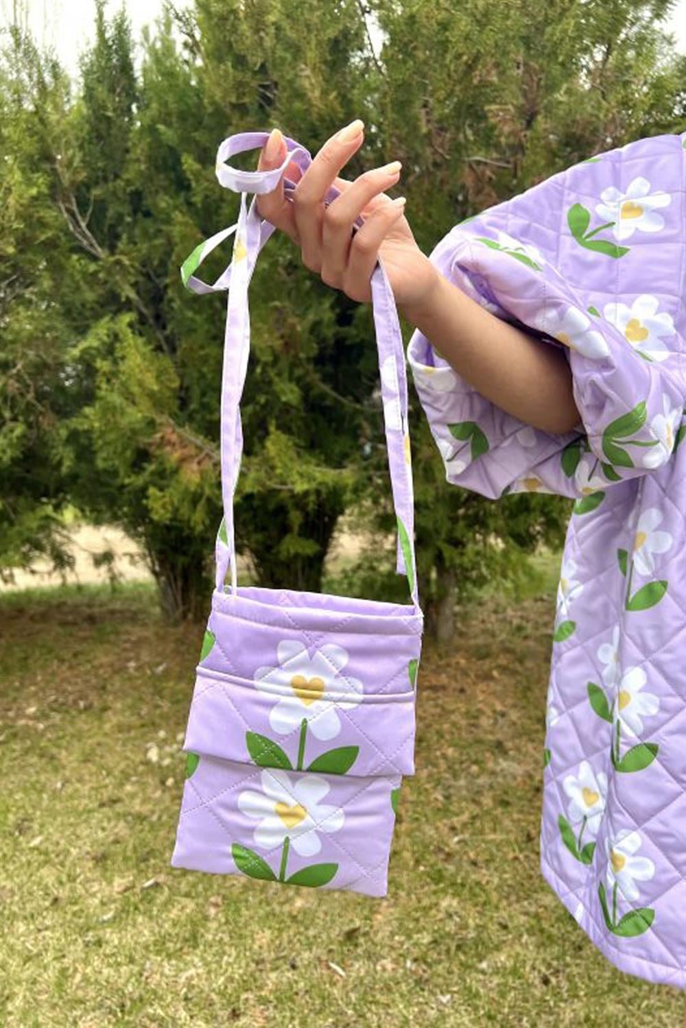 Daisy Dream Puff Mini Bag Lilac