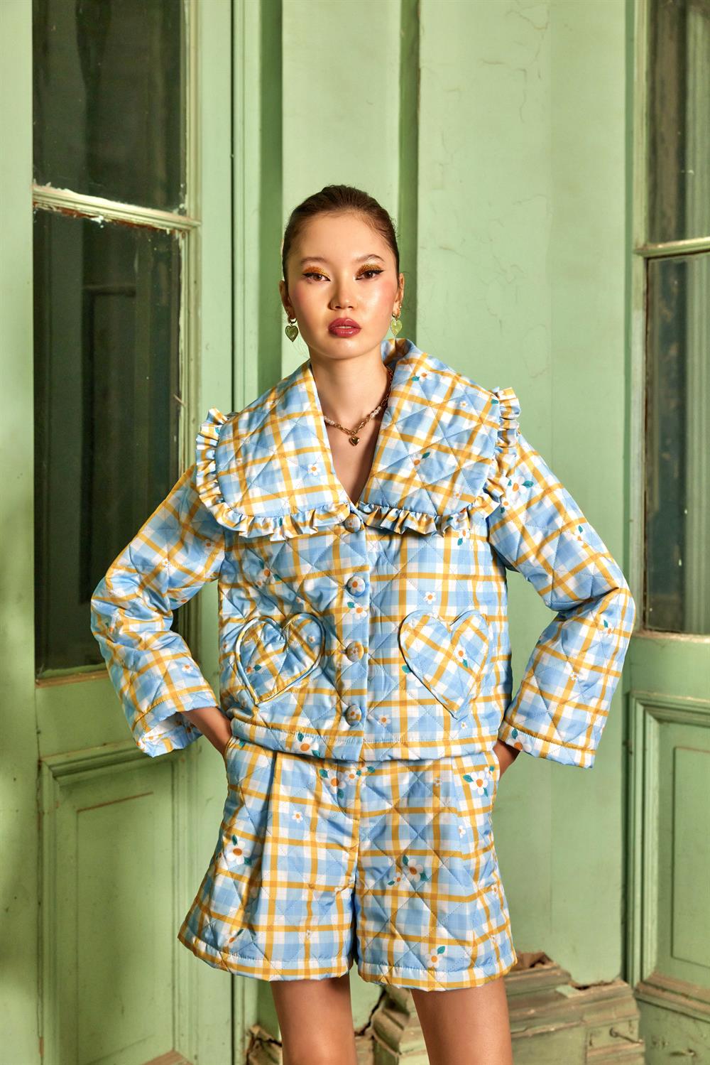 Daisy Field Puff Shorts