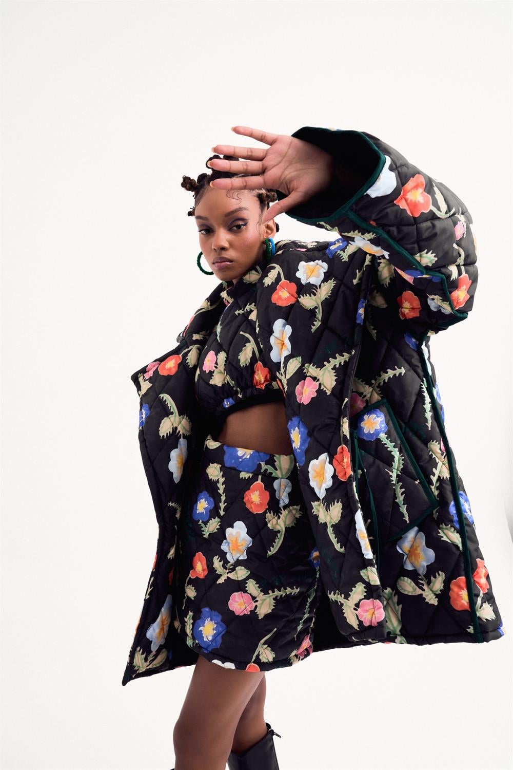 Flower Powers Puff Jacket