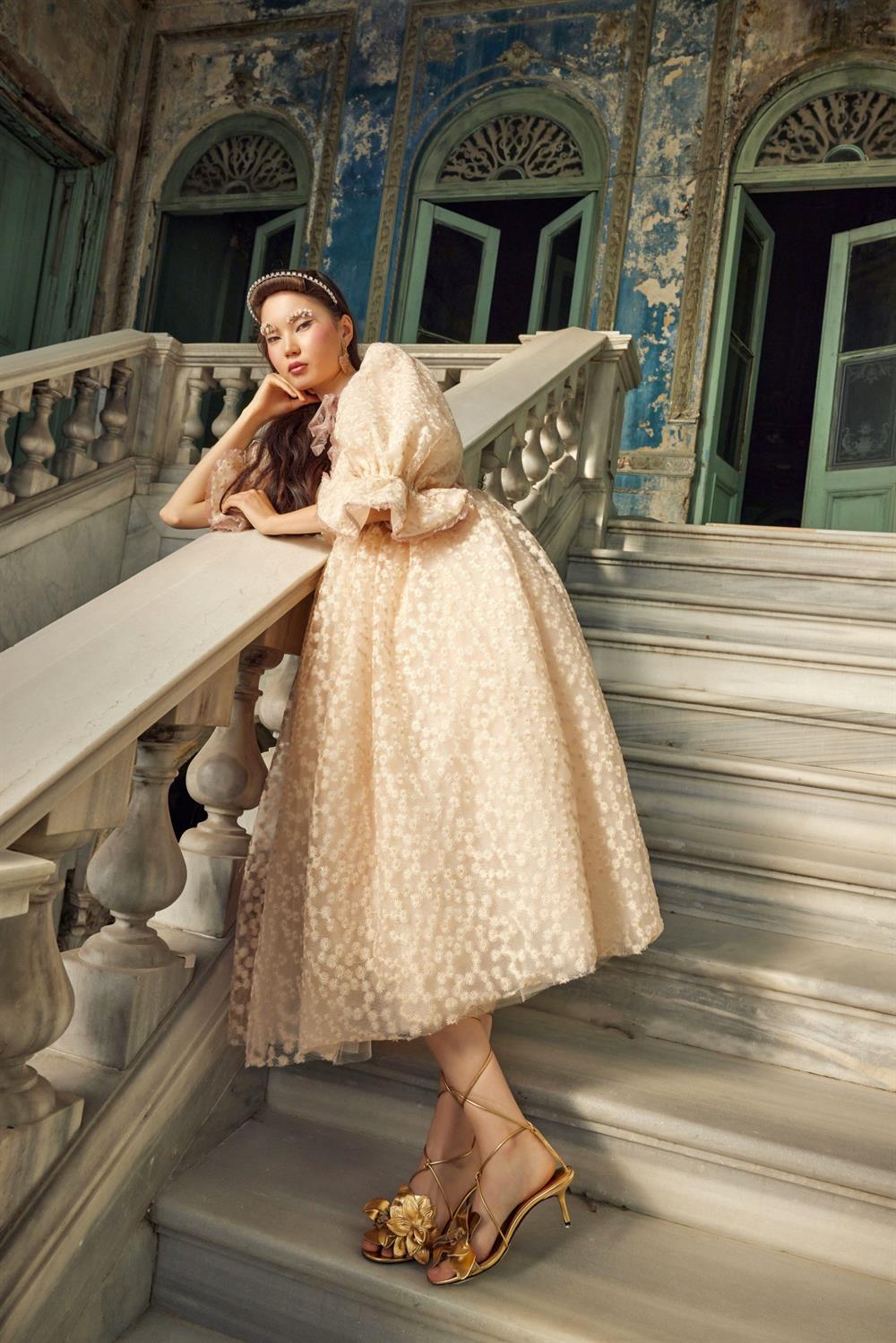 Powdered Soup Nakışlı Elbise