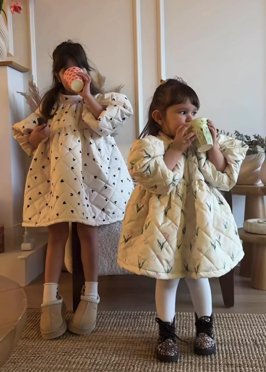 Tulip Jam Puff Elbise Çocuk