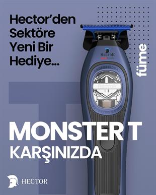 Hector Monster T Füme Tıraş Makinası
