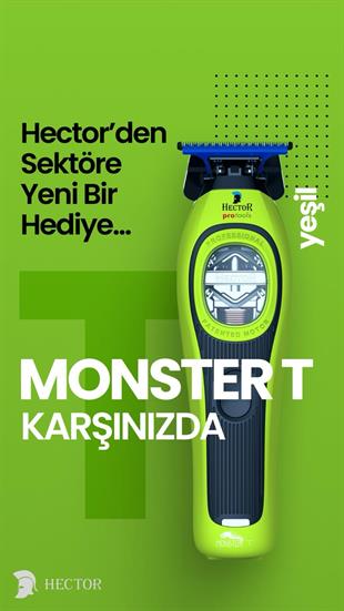 Hector Monster T Yeşil Tıraş Makinası